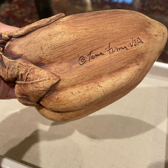 Terrafirma Ceramic “Squash” bowl, Robins Egg Blue - Picture 6 of 9